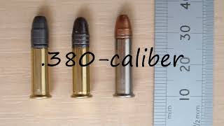 How to pronounce 380caliber [upl. by Pardew]