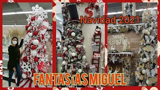 Recorriendo Fantasías Miguel Navidad 2021 Más de 10 ideas para decorar el arbolito [upl. by Ayita]