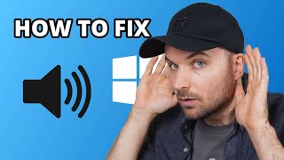 How to Fix No Audio Sound Issues in Windows 10 [upl. by Holland]