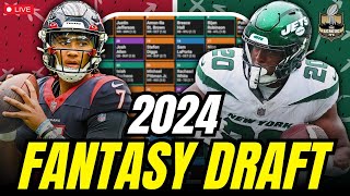 Competing Against Subscribers in a REAL Fantasy Football Draft  Fantasy Football 2024 [upl. by Oberg]