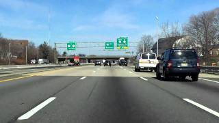 Bergen  Passaic Expressway Interstate 80 Exits 68 to 59 westbound [upl. by Anna]