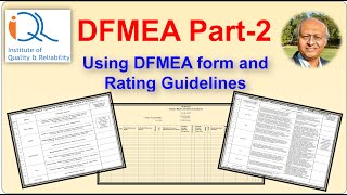 FMEA Part2 How to use DFMEA form and Rating Guidelines [upl. by Baryram813]