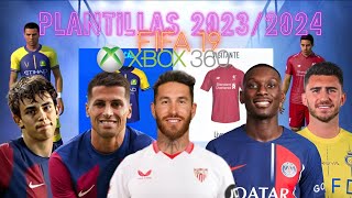 PLANTILLAS 20232024  MINIFACES FIFA 23 PARA XBOX 360 ORIGINAL LT 20 30 Y RGHJTAG [upl. by Erdrich]