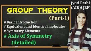 Symmetry elements and operationsGroup theory in chemistryaxis of Symmetry chemistryExamples [upl. by Willis880]