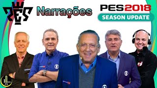 Como Mudar a Narração do PES [upl. by Aerdnas]