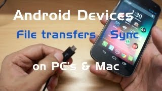 How to Transfer files from your Android phone to your PC  Mac computer [upl. by Issak197]