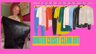 PART ONE  Winter closet clean out [upl. by Ayanal]