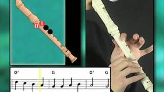 Ex016 How to Play Recorder  Recorder Lessons for Beginners [upl. by Nalac760]