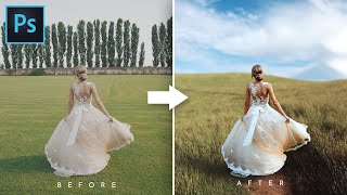 How To Change Background in Photoshop  Photoshop Tutorial [upl. by Hadihahs]