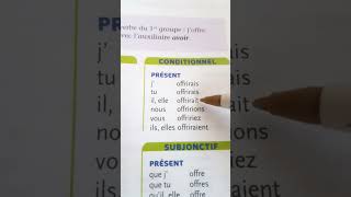 Le verbe offrir au conditionnel présent maroc apprendrefrancais languefrancaise [upl. by Bobbie424]