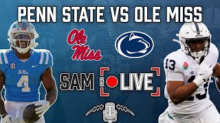 Penn State vs Ole Miss  Peach Bowl Live  College Football 2023 [upl. by Treblih]