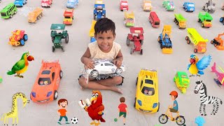 Gadi Wala Cartoon toy helicopter ki video Chor Aur Police Sm Toy [upl. by Cornia212]