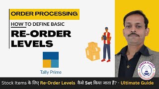 Tally Prime How to Define Reorder Levels  Learn Tally Accounting [upl. by Enelkcaj]