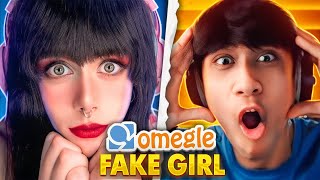 Fake Girl TROLLS Strangers On Omegle Voice Trolling [upl. by Eelahc]