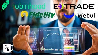 Best Investment App For Beginners in 2021 ROBINHOOD vs WEBULL vs ETRADE vs FIDELITY [upl. by Ariaek906]