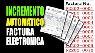 Como Hacer Contador de Factura Electronica en Excel  Incremento y Reseteo Automatico con Macro [upl. by Azal]