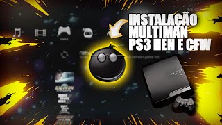 COMO INSTALAR MULTIMAN PS3 491 HEN E CFW [upl. by Colwin]