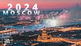 New Years 2024 Saint Petersburg Russia [upl. by Nagad]