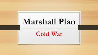 What was the Marshall Plan [upl. by Darbie]