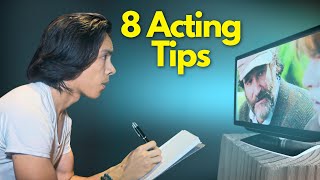 8 Acting Tips Beginner To Advance [upl. by Janel]