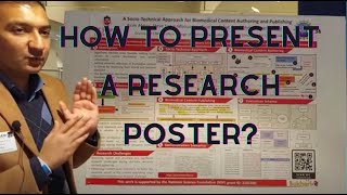 Effective Poster Presentation  How to present a research poster Dr Ahmad Bukhari [upl. by Niven175]