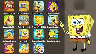 Spongebobs Game FrenzyBaldis BasicsKrusty CookOffThe Cosmic ShakePatty PursuitDoodle Jump [upl. by Benisch35]