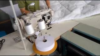 QBBBJ2000 Quilt edge Trimming Overlock Machine Trimming Bordering Machine [upl. by Aisinut14]