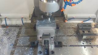 CNC Milling Fusion360 Adaptive Clearing Leadwell V30i Nerc Precision Engineering Ltd [upl. by Nosduj]