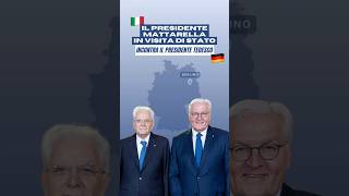 Berlino il Presidente Mattarella incontra il Presidente della Repubblica Federale di Germania [upl. by Sunshine688]