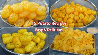 15 Amazing Potato Recipes Collections Cheap and Delicious Potato snacks you can cook EVERYDAY [upl. by Lalittah]