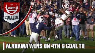 ALABAMA MIRACLE 😮 Isaiah Bond scores gamewinning TD on 4th down  ESPN College Football [upl. by Irwinn485]