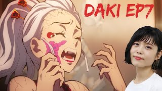 Miyuki Sawashiro Voice Acting Daki  Episode 7 [upl. by Nnaeirelav]