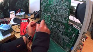 Oscilloscope Repair Analog Tektronix 2236 [upl. by Aciretal918]