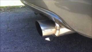 2007 Honda Civic EX KampN SRI and Skunk2 Exhaust before and after [upl. by Townie]