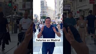 Conoce los SalariosSueldos en Madrid 🇪🇸💵 [upl. by Cornelle]