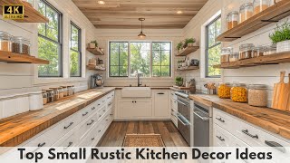 Create the Perfect Space with These Small Rustic Kitchen Ideas [upl. by Gibeon]