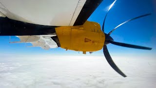 Aurigny Dornier 228200NG Landing Alderney airport ACI [upl. by Saltzman969]