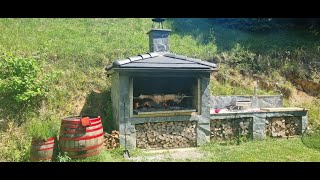 Jagenček ali jagnje na ražnju Outdoor grilling a whole lamb 2024 [upl. by Cinderella176]