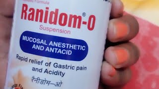 Magaldrate Simethicone amp Oxetacaine Suspension Ranidom O full Information In Hindi [upl. by Anelec]