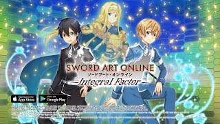 Mobile Game＜SWORD ART ONLINE Integral Factor＞PV Alice amp Eugeo join in the trailer [upl. by Dorren]