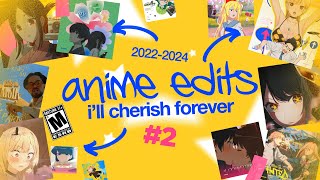 Anime Edits to Remember 20222024 Compilation  Trikstr Rewinds 2 [upl. by Rj]