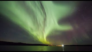 Aurore boreali timelapse Lapponia Finlandia Aurora Polare Rovaniemi amp Muonio Turismo Santa Claus [upl. by Aridan893]