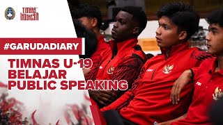 Timnas U19 Belajar Personal Branding Public Speaking dan Pengelolaan Medsos [upl. by Latia]