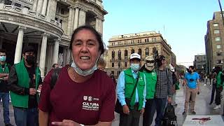 Protestan Talleristas de quotPilaresquot CDMX [upl. by Ayekahs]