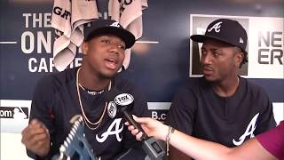 Ronald Acuña Jr makes AllStar case for Braves teammate Ozzie Albies [upl. by Milli15]