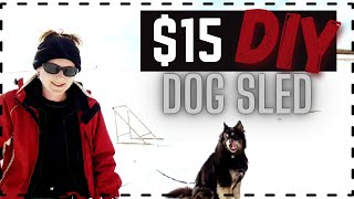 Build a Dog Sled for 15  If your dog pulls you need to see this [upl. by Ainel56]