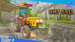 FS 22 indian tractors  HMT 5911 MOD  Full Testing  Farming Simulator 22 [upl. by Alie]