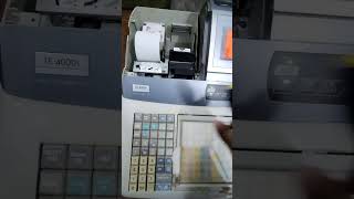 How to Set the Cutter Of Receipt Printer For Casio Electronics Cash Register TE4000F [upl. by Jerrie]