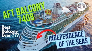 Best Balcony Room Ever  Independence of the Seas  Balcony 7408  Royal Caribbean  CRampR [upl. by Leeth65]