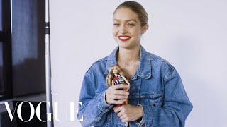 73 Questions With Gigi Hadid  Vogue [upl. by Esinahs]